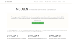 Desktop Screenshot of molgen.de